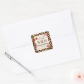 Leopard Cheetah Bachelorette Party Sticker (Envelop)