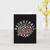 Leopard Cheetah Bysketbyll Sister Kaart (Gele Bloem)
