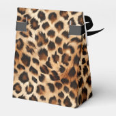 Leopard Cheetah Cherry Bachelorette Party Bedankdoosjes (Achterkant)