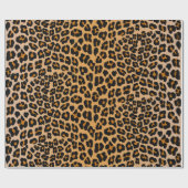 Leopard cheetah-patroon cadeaupapier (Vlak)