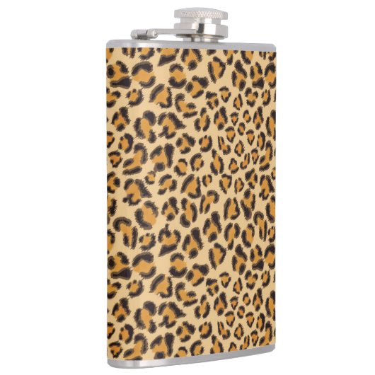 Leopard cheetah-patroon heupfles (Rechts)