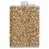 Leopard cheetah-patroon heupfles (Achterkant)