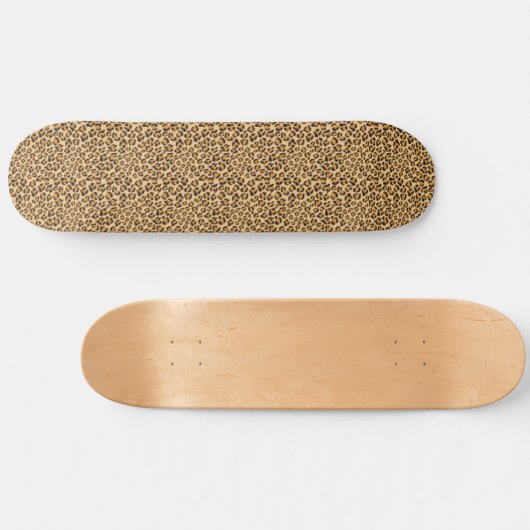 Leopard cheetah-patroon persoonlijk skateboard (Horizontaal)