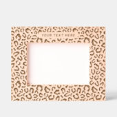 Leopard Cheetah Pattern Gegraveerde Lijstjes (Voorkant)