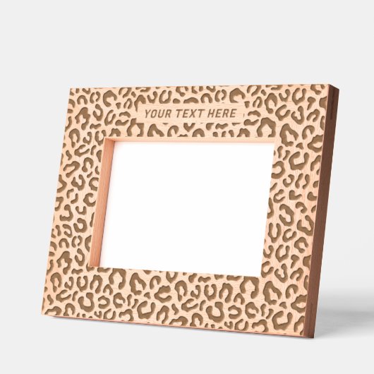 Leopard Cheetah Pattern Gegraveerde Lijstjes (Links)