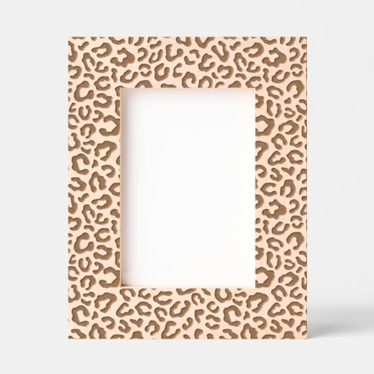 Leopard Cheetah Pattern Gegraveerde Lijstjes (Voorkant)