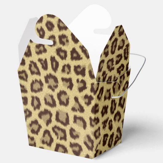 Leopard/Cheetah Print Bedankdoosjes (Geopend)