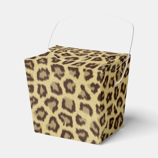 Leopard/Cheetah Print Bedankdoosjes (Voorkant Zijde)
