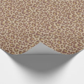 Leopard Cheetah Print Cadeaupapier (Hoek)