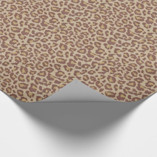 Leopard Cheetah Print Cadeaupapier (Hoek)