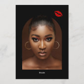 Leopard Cheetah Print Cherry Bachelorette Photo Kaart (Achterkant)