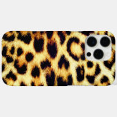 Leopard Cheetah Print Faux Fur Case-Mate iPhone Case (Achterkant (horizontaal))