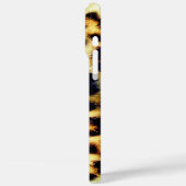 Leopard Cheetah Print Faux Fur Case-Mate iPhone Case (Achterkant / Links)