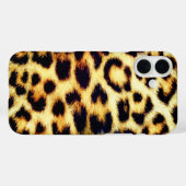 Leopard Cheetah Print Faux Fur Case-Mate iPhone Case (Achterkant (horizontaal))