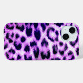 Leopard Cheetah Print Faux roze Case-Mate iPhone Case (Achterkant (horizontaal))