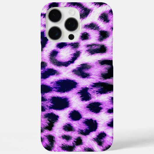 Leopard Cheetah Print Faux roze Case-Mate iPhone Case (Achterkant)
