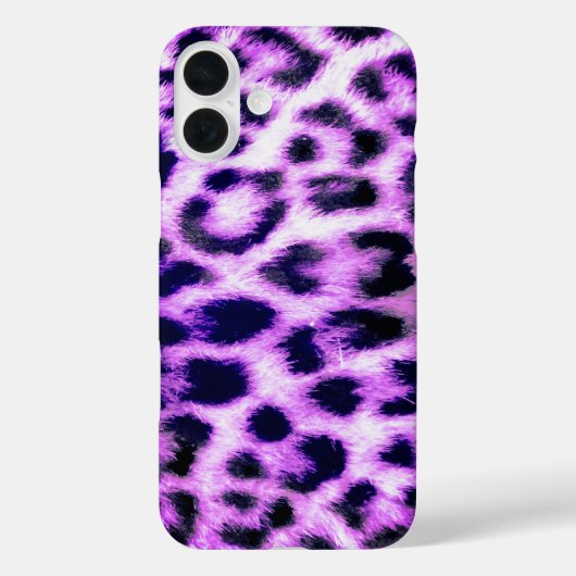 Leopard Cheetah Print Faux roze Case-Mate iPhone Case (Achterkant)