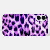 Leopard Cheetah Print Faux roze Case-Mate iPhone Case (Achterkant (horizontaal))