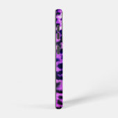 Leopard Cheetah Print Faux roze Samsung Galaxy Hoesje (Rechterkant)