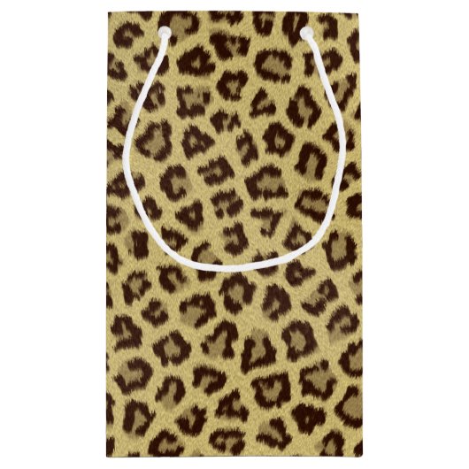 Leopard/Cheetah Print Klein Cadeauzakje (Achterkant)