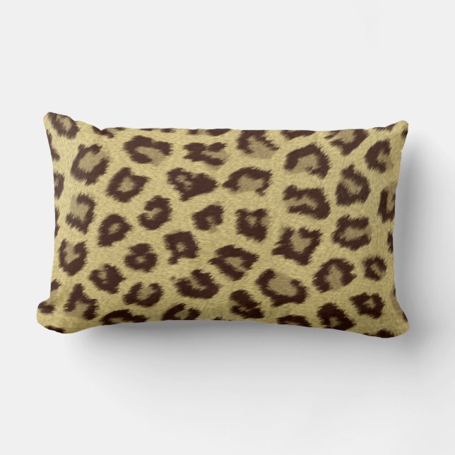 Leopard/Cheetah Print Kussen (Voorkant)