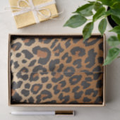 Leopard Cheetah Print Spot Monogram Letter Initiaa Tissuepapier (Geschenk)