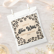 Leopard Cheetah Print Twee Wilde 2e Verjaardagsfee
