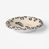 Leopard Cheetah Print Twee Wilde 2e Verjaardagsfee Papieren Kommen (Gebogen)