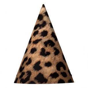Leopard Cheetah Print Wild Oerwoud Birthday Party Feesthoedjes