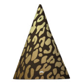 Leopard Cheetah Print Wild Oerwoud Verjaardagsfees Feesthoedjes (Rechts)