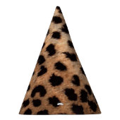 Leopard Cheetah Print Wild Oerwoud Verjaardagsfees Feesthoedjes (Rechts)