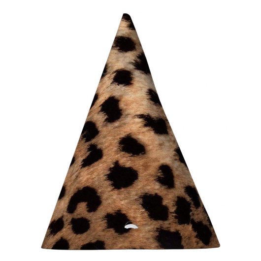 Leopard Cheetah Print Wild Oerwoud Verjaardagsfees Feesthoedjes (Rechts)