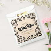 Leopard Cheetah Print Wild One Baby shower Bedankzakje (Gezegeld)