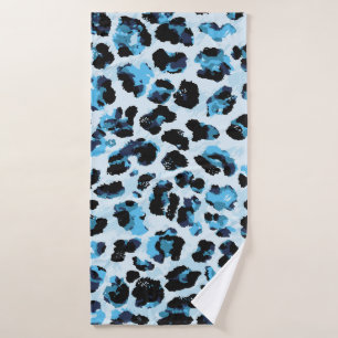 Leopard Cheetah Skin: Waterverf Tie Dye Badhanddoek
