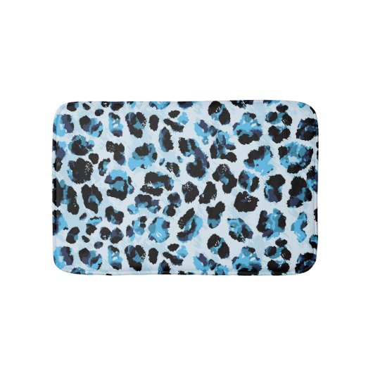 Leopard Cheetah Skin: Waterverf Tie Dye Badmat (Voorkant)