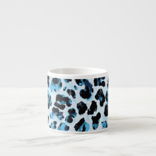 Leopard Cheetah Skin: Waterverf Tie Dye Espresso Kop