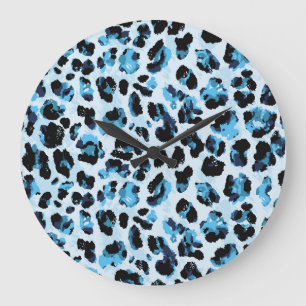 Leopard Cheetah Skin: Waterverf  Tie Dye Grote Klok