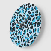 Leopard Cheetah Skin: Waterverf  Tie Dye Grote Klok (Hoek)