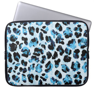 Leopard Cheetah Skin: Waterverf Tie Dye Laptop Sleeve