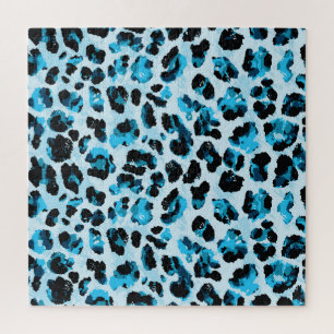Leopard Cheetah Skin: Waterverf Tie Dye Legpuzzel