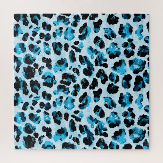 Leopard Cheetah Skin: Waterverf Tie Dye Legpuzzel (Verticaal)