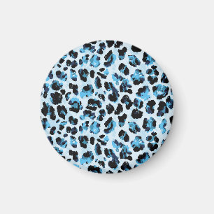 Leopard Cheetah Skin: Waterverf  Tie Dye Magneet