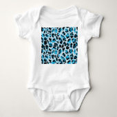 Leopard Cheetah Skin: Waterverf  Tie Dye Romper (Voorkant)