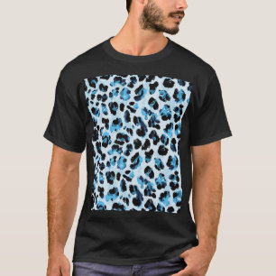 Leopard Cheetah Skin: Waterverf Tie Dye T-shirt
