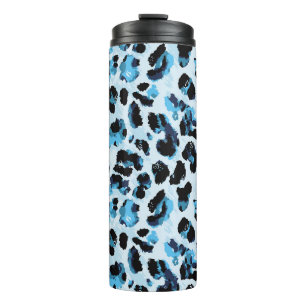 Leopard Cheetah Skin: Waterverf Tie Dye Thermosbeker