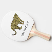 leopard Cheetah Spotted Cat Drawing Tafeltennisbatje (Zijkant)