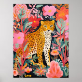 Leopard Cheetah Stay Wild kind's Room poster (Voorkant)