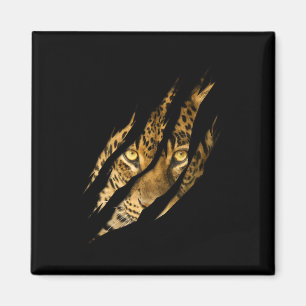 Leopard Cheetah Tiger Leopard Face Lion Cat Device Magneet