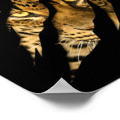Leopard Cheetah Tiger Leopard Face Lion Cat Device Poster (Hoek)