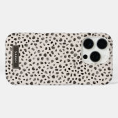 Leopard Cheetah Wild Animal Skin Pattern Case-Mate iPhone Case (Achterkant (horizontaal))
